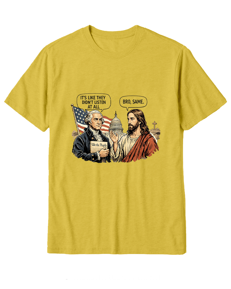 TheRetroTeeIt’s Like They Didn’T Listen At All Cotton T-Shirt image 14