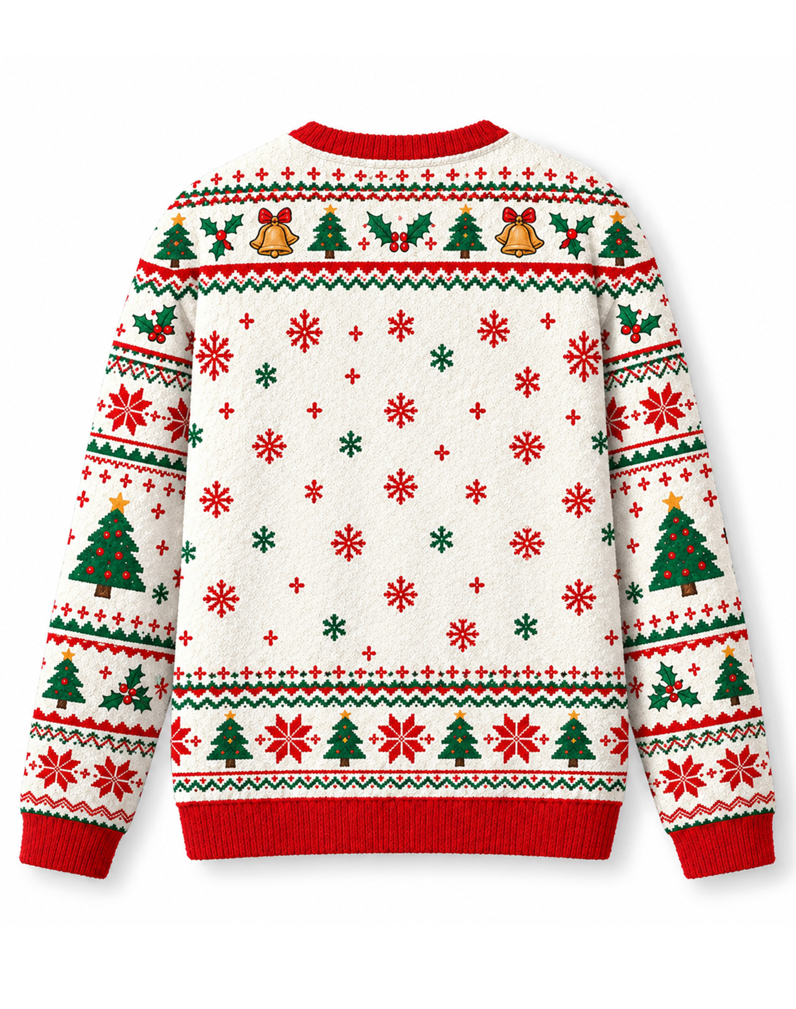 Cute Brontosaurus Christmas Sweater with Snowman Fair Isle Pullover