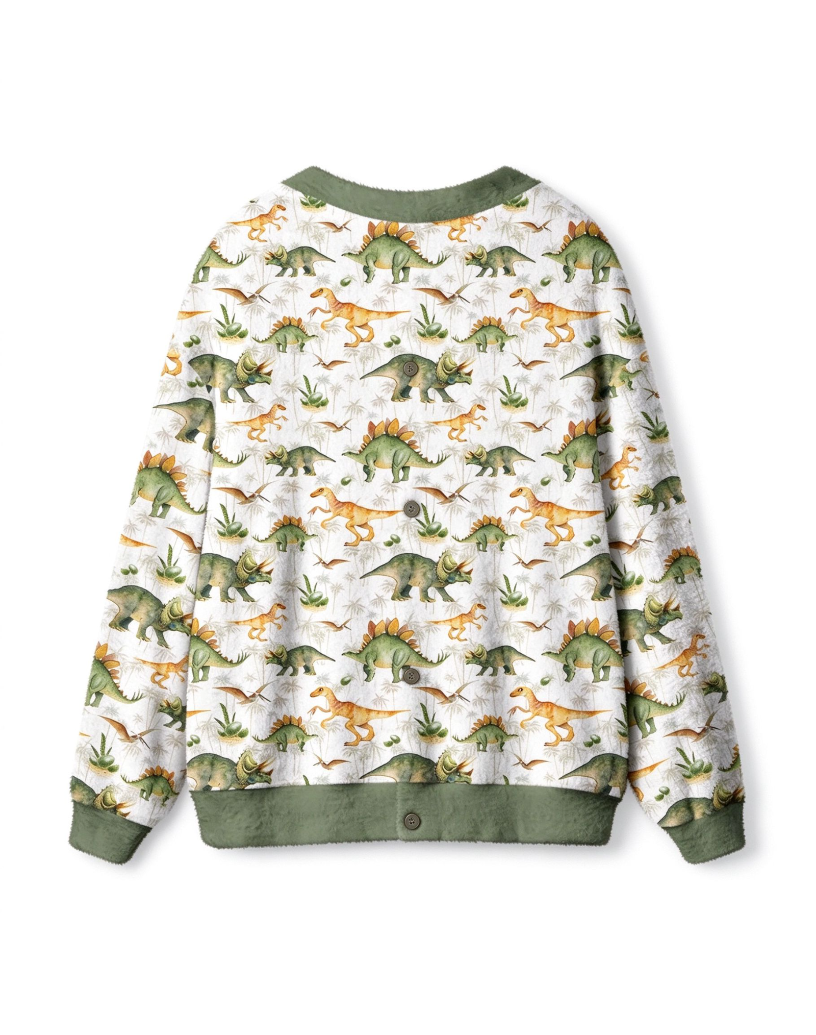 Ancient Dinosaurs Geek Ugly Cardigan Sweaters