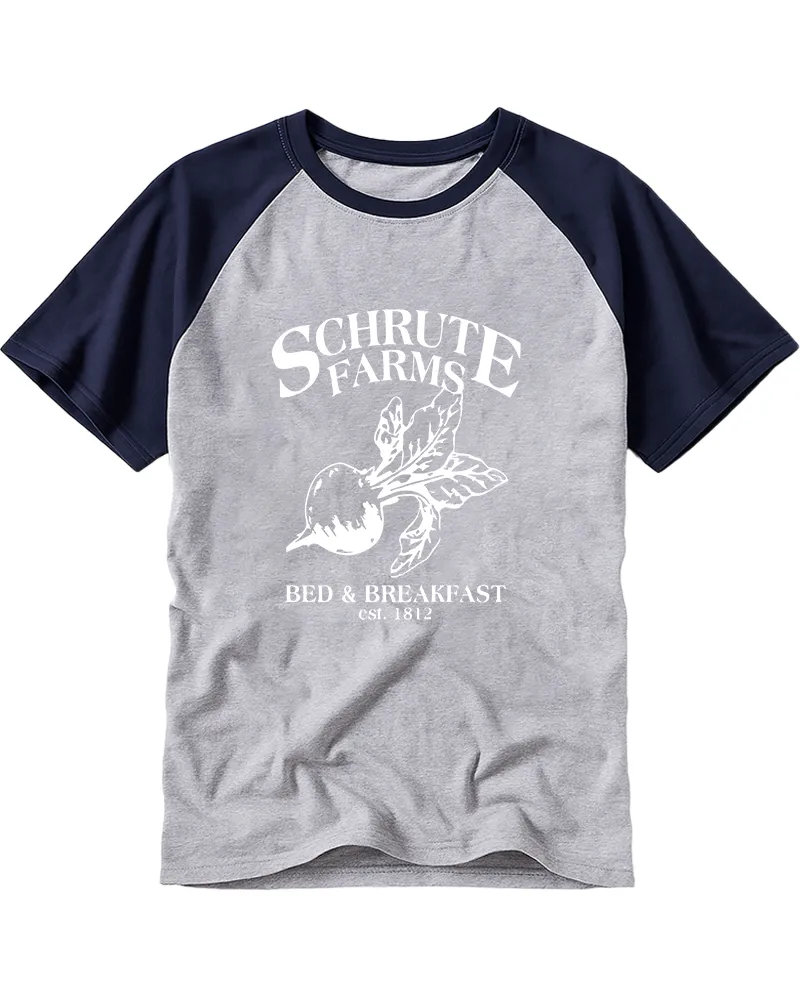 Classic Root Vegetable Cotton Raglan Tee