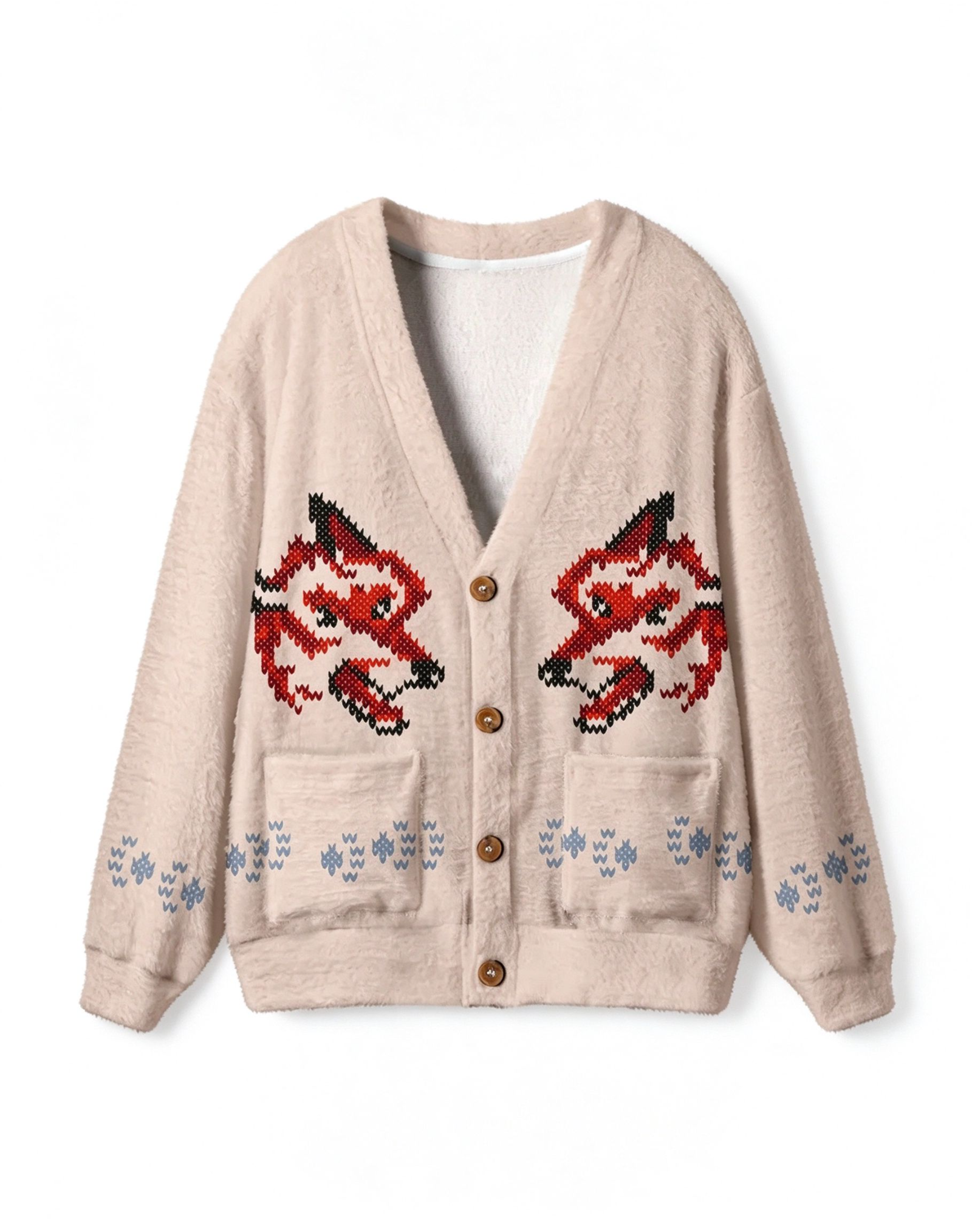 Fox Cardigan (Space Rescue Mission) Geek Cardigan Sweater