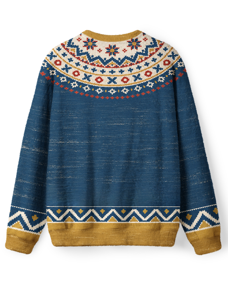 Vintage 1970s Desert Sunburst Sweater image 2