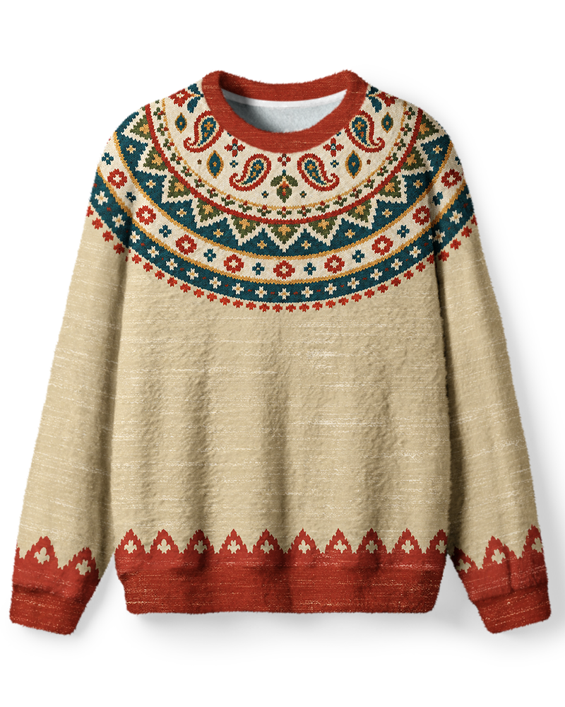 Vintage Nordic Heritage Sweater image 1
