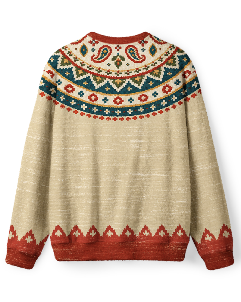 Vintage Nordic Heritage Sweater image 2