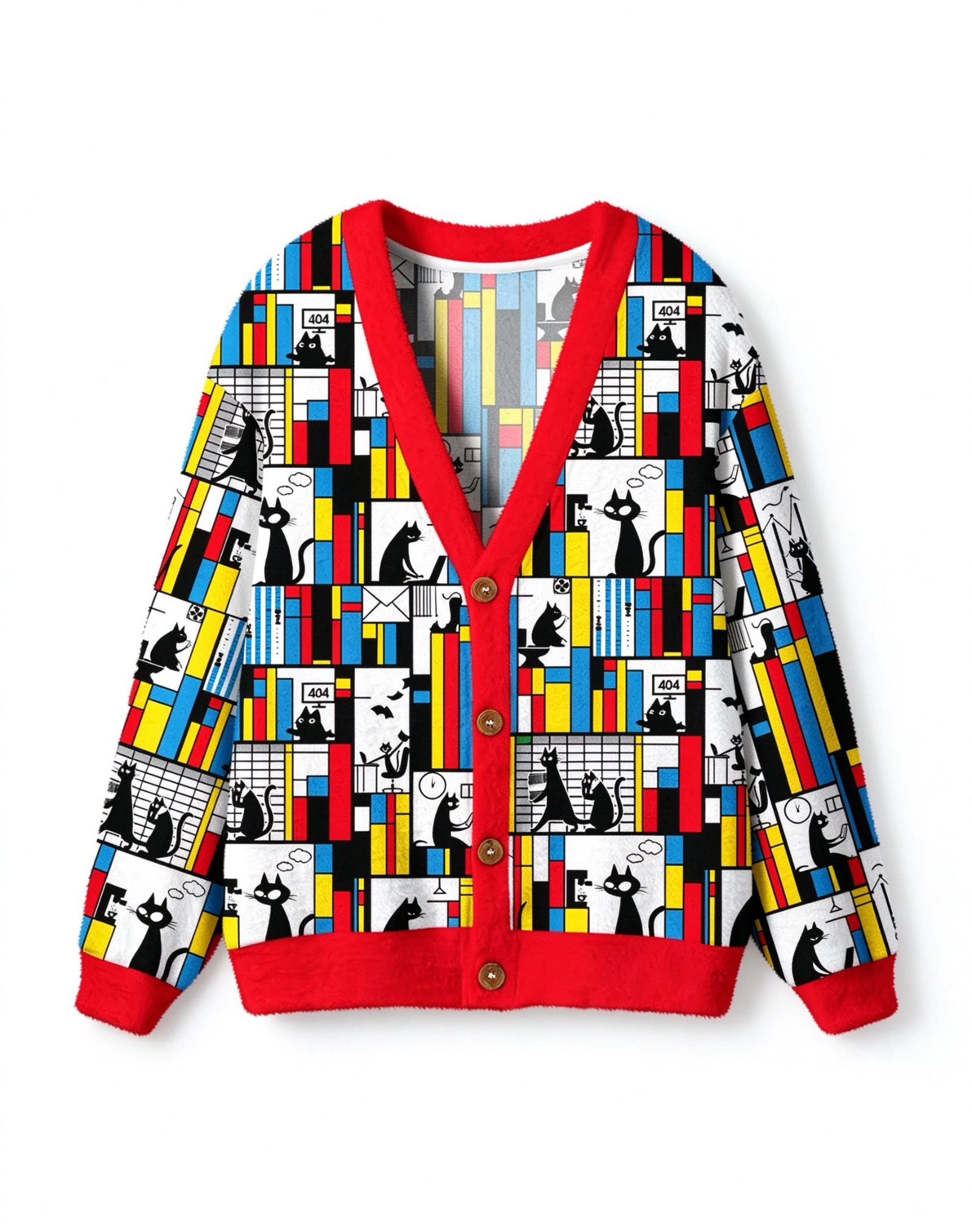 [Copy]Fox Cardigan (Space Rescue Mission) Geek Cardigan Sweater