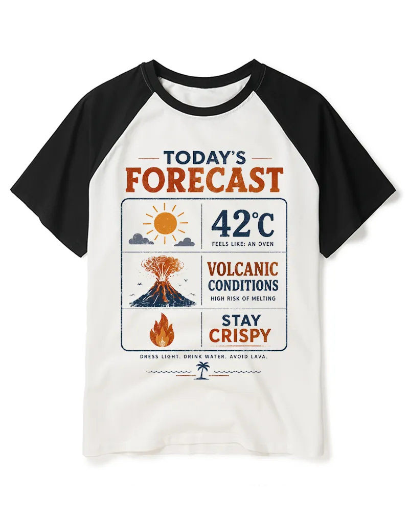 Retro Summer Weather Forecast Graphic Tee