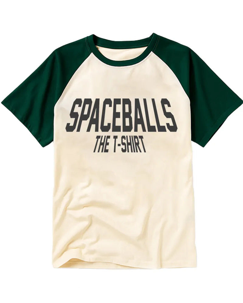 Minimalist Block Letter Graphic Cotton Baseball Tee