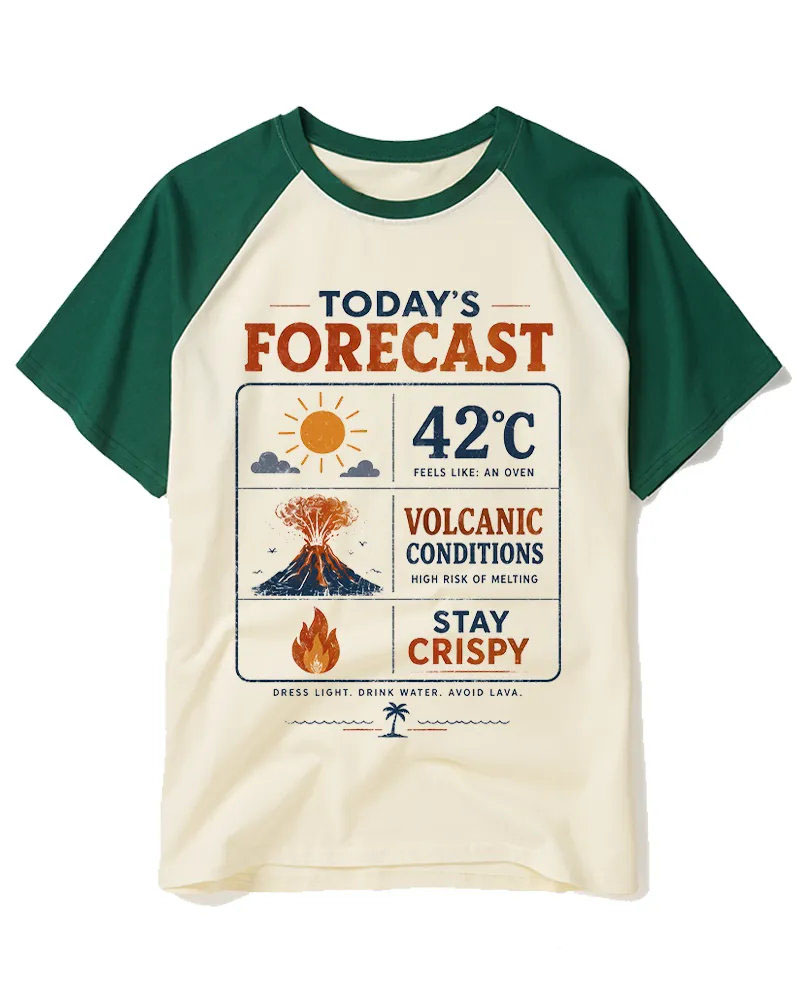 Retro Summer Weather Forecast Graphic Tee