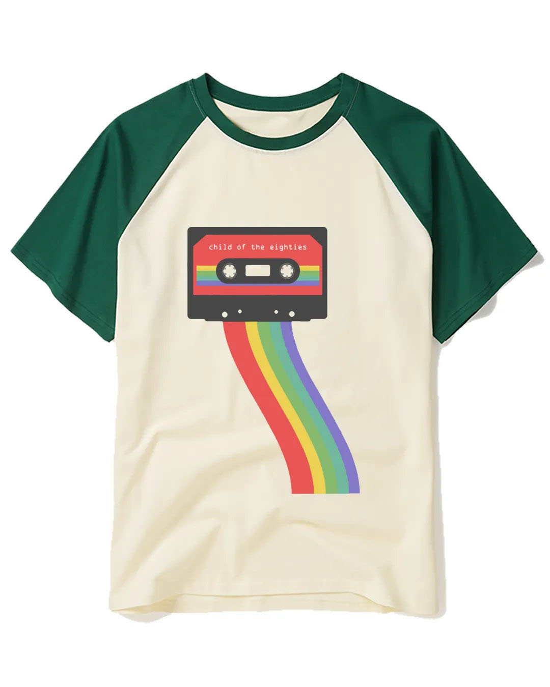Child Of The Eighties Raglan Baseball T-Shirt