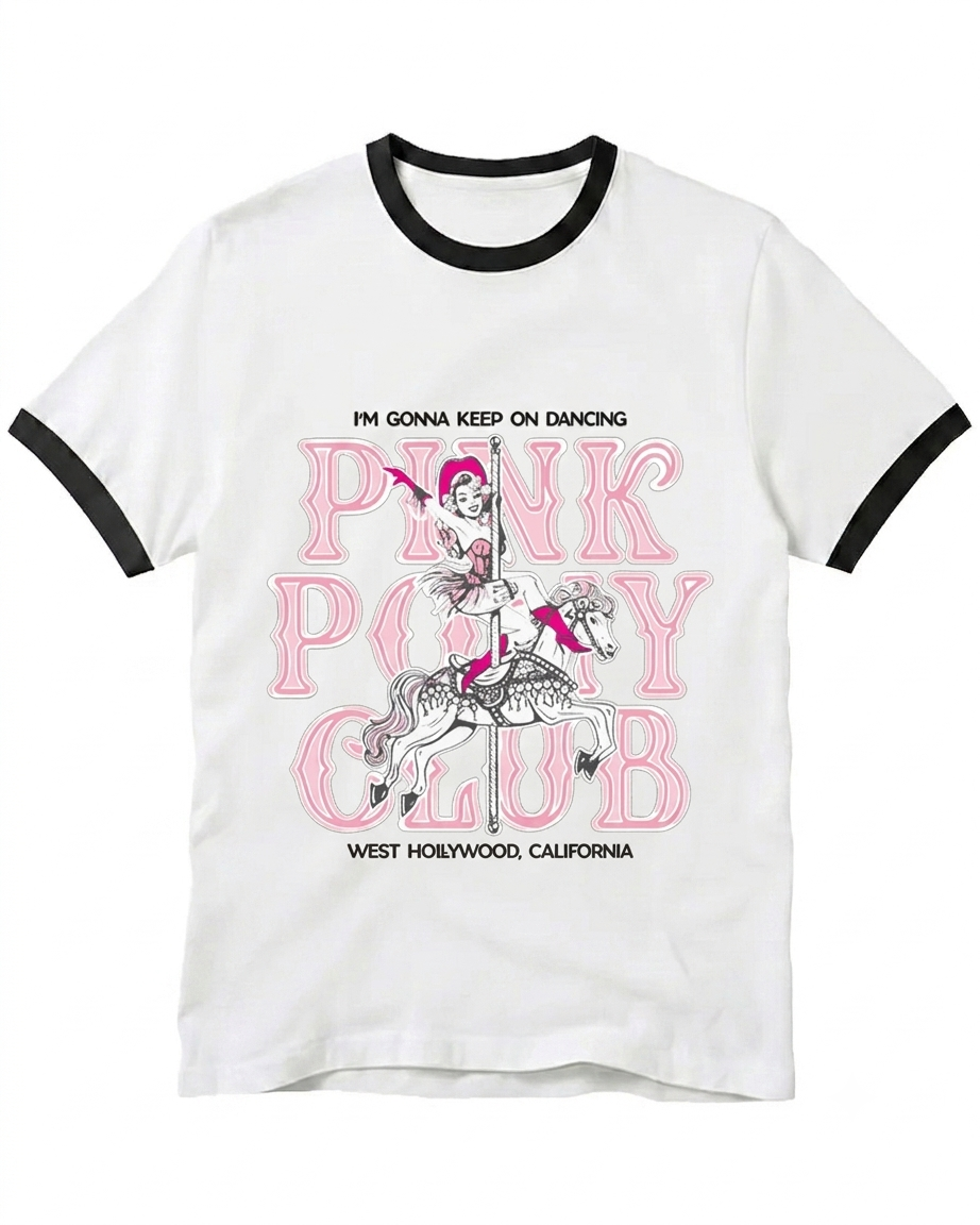 I'm Gonna Keep On Dancing 1950s Ringer T-shirt