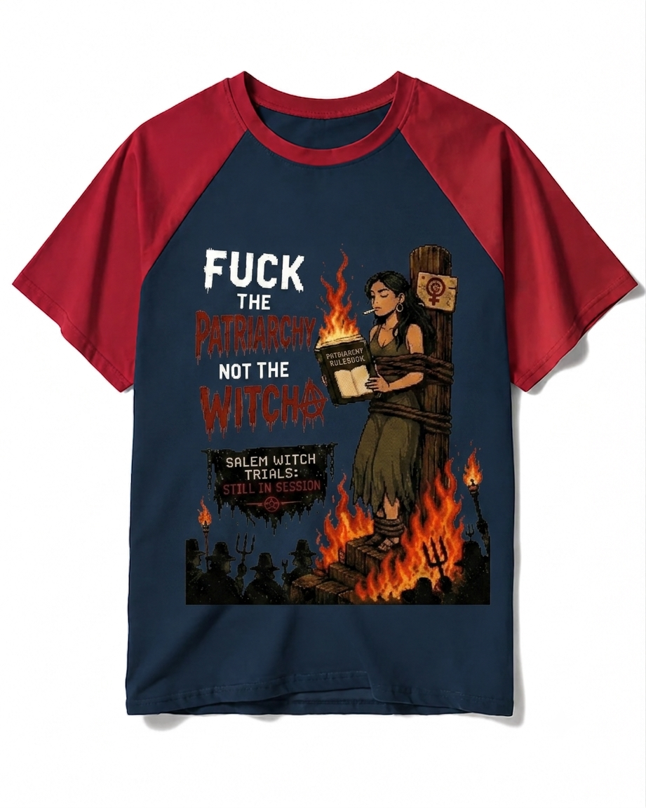 Retro Salem Witch Feminist Tee