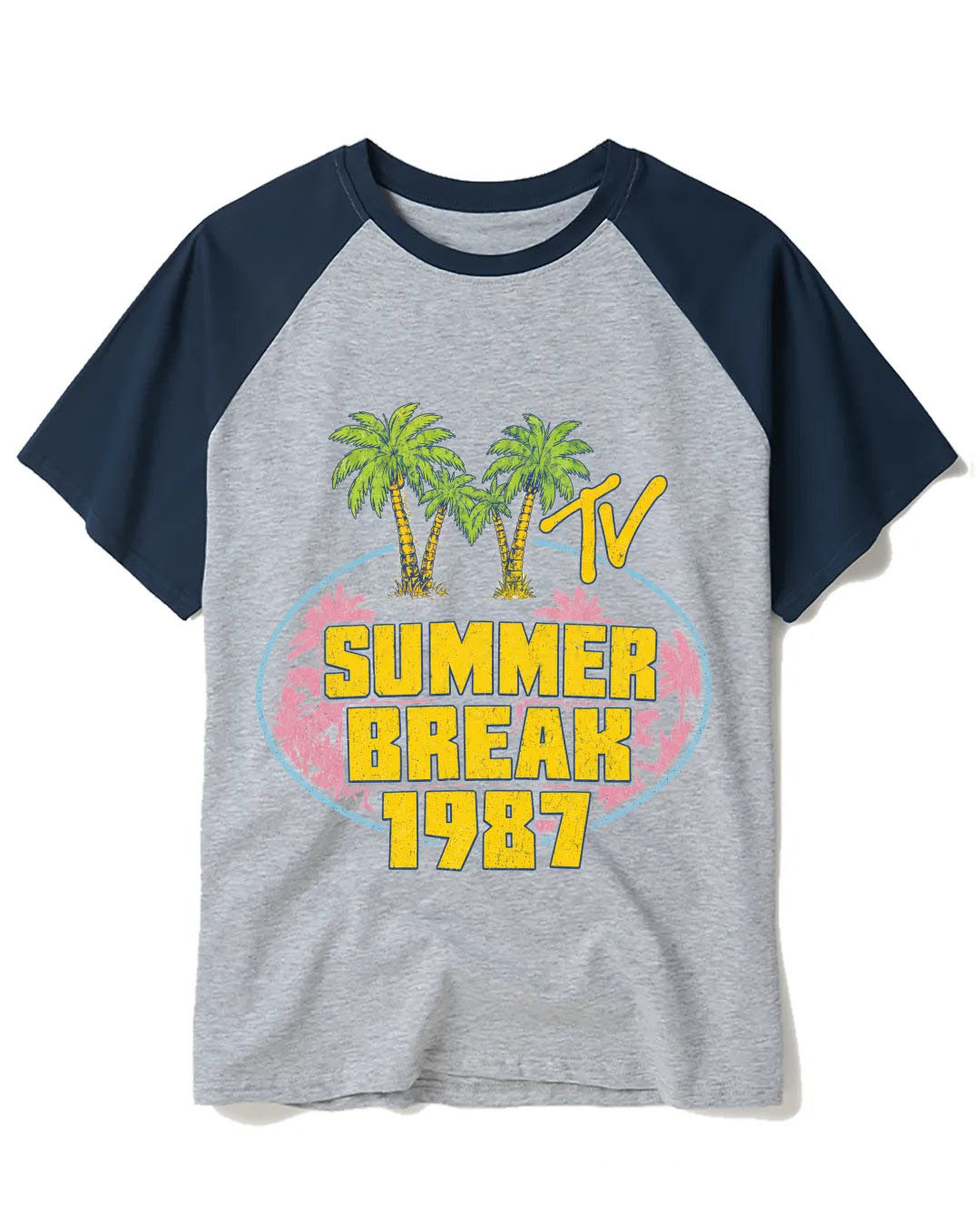 Summer Break 1987 Raglan Baseball T-Shirt