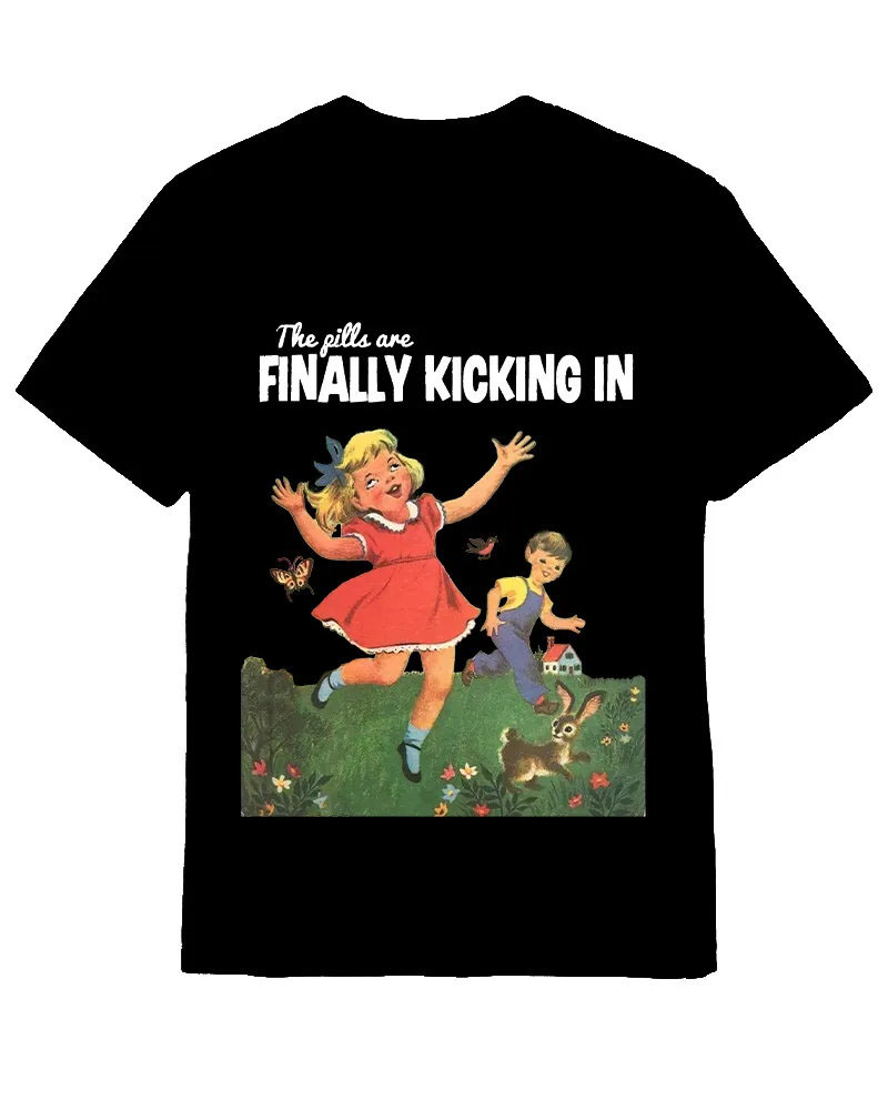 Funny Vintage Psychedelic Kids Art Tee