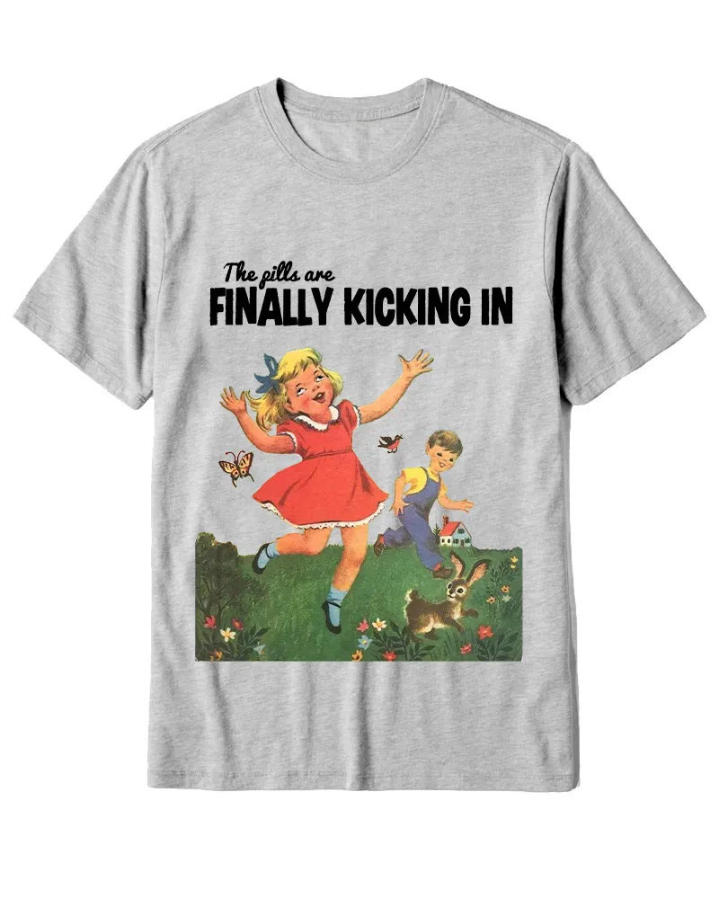 Funny Vintage Psychedelic Kids Art Tee