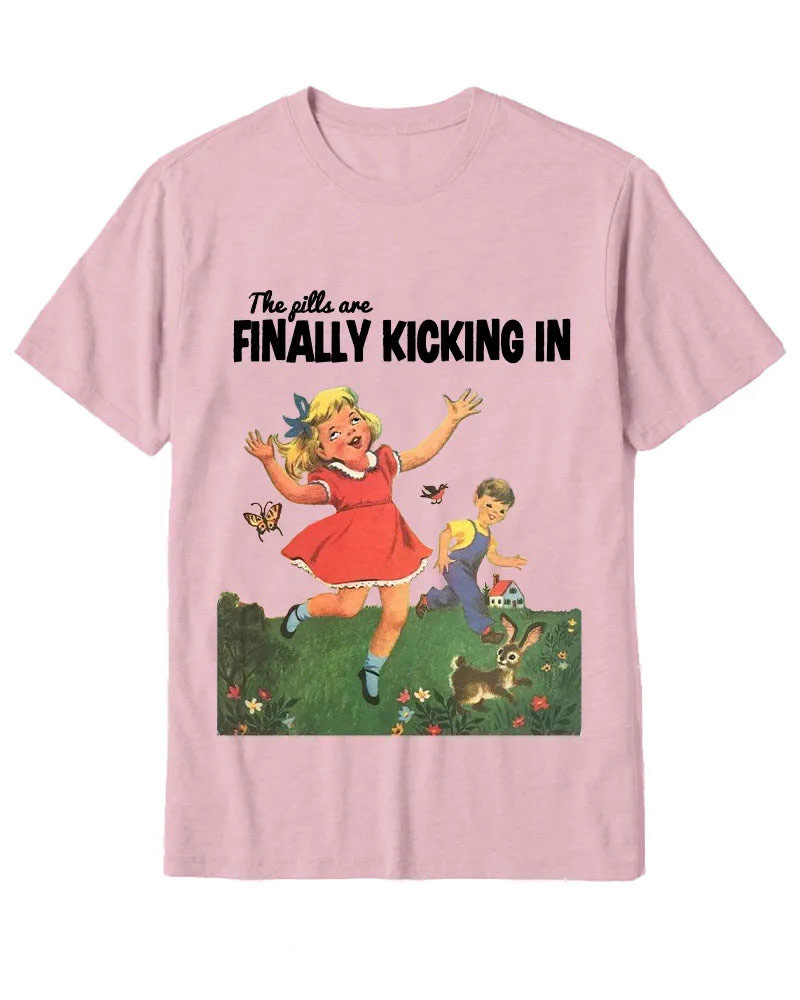Funny Vintage Psychedelic Kids Art Tee