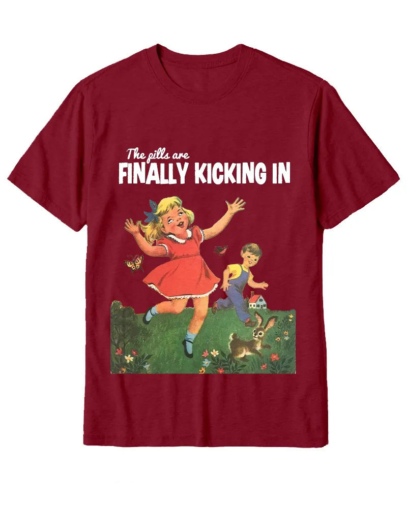 Funny Vintage Psychedelic Kids Art Tee