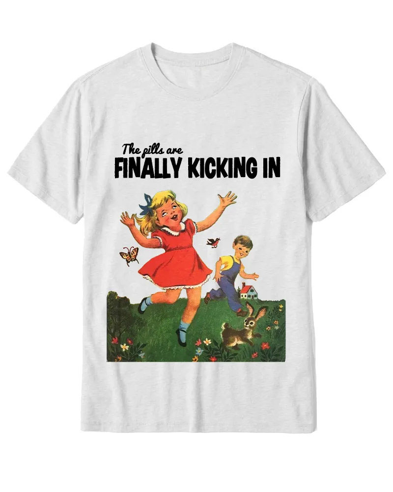 Funny Vintage Psychedelic Kids Art Tee