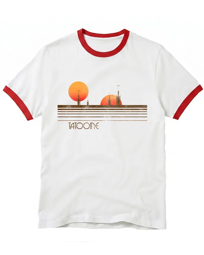 Galaxy 1980s Ringer T-shirt