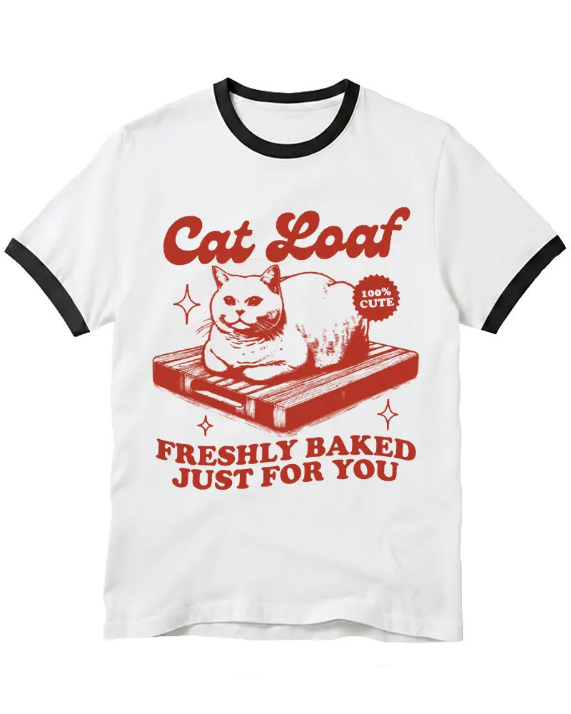 Cat Loaf 2010s Ringer T-shirt