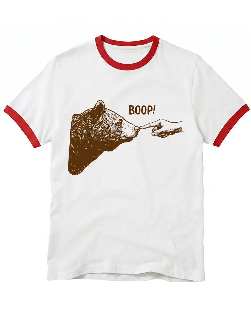 Boop 1990s Ringer T-shirt