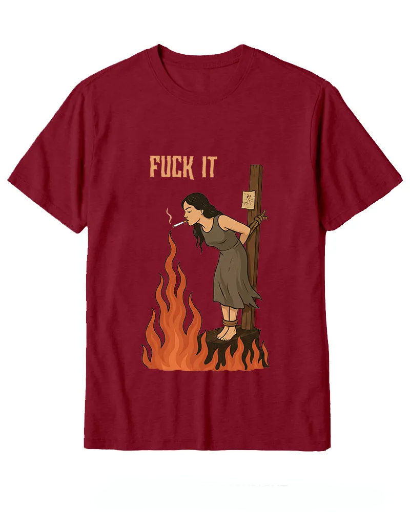 Fuck It 1970s Cotton T-Shirt