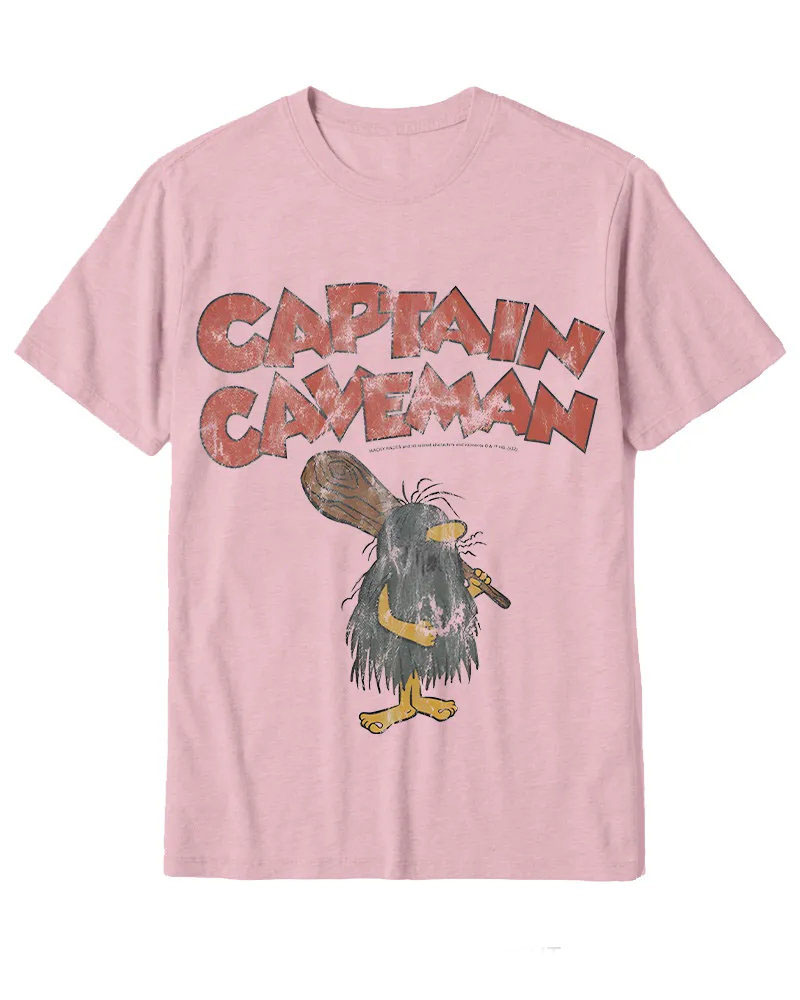 Retro Caveman Cartoon Graphic Tee