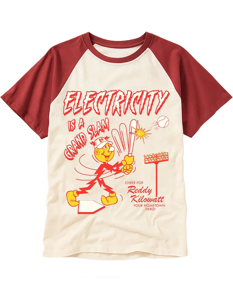 Retro Electric Mascot Graphic Tee