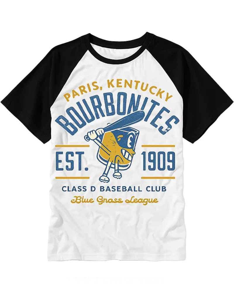 Vintage Minor League Baseball Graphic Raglan Tee
