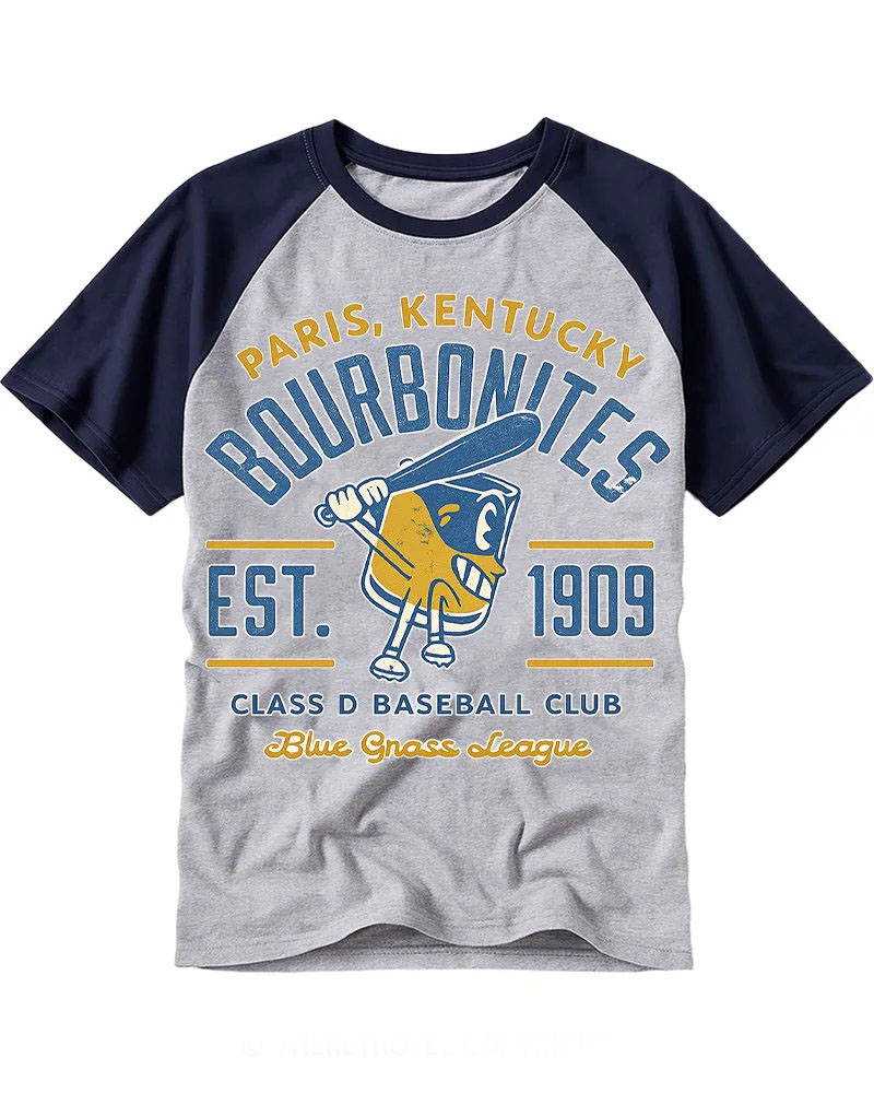 Vintage Minor League Baseball Graphic Raglan Tee