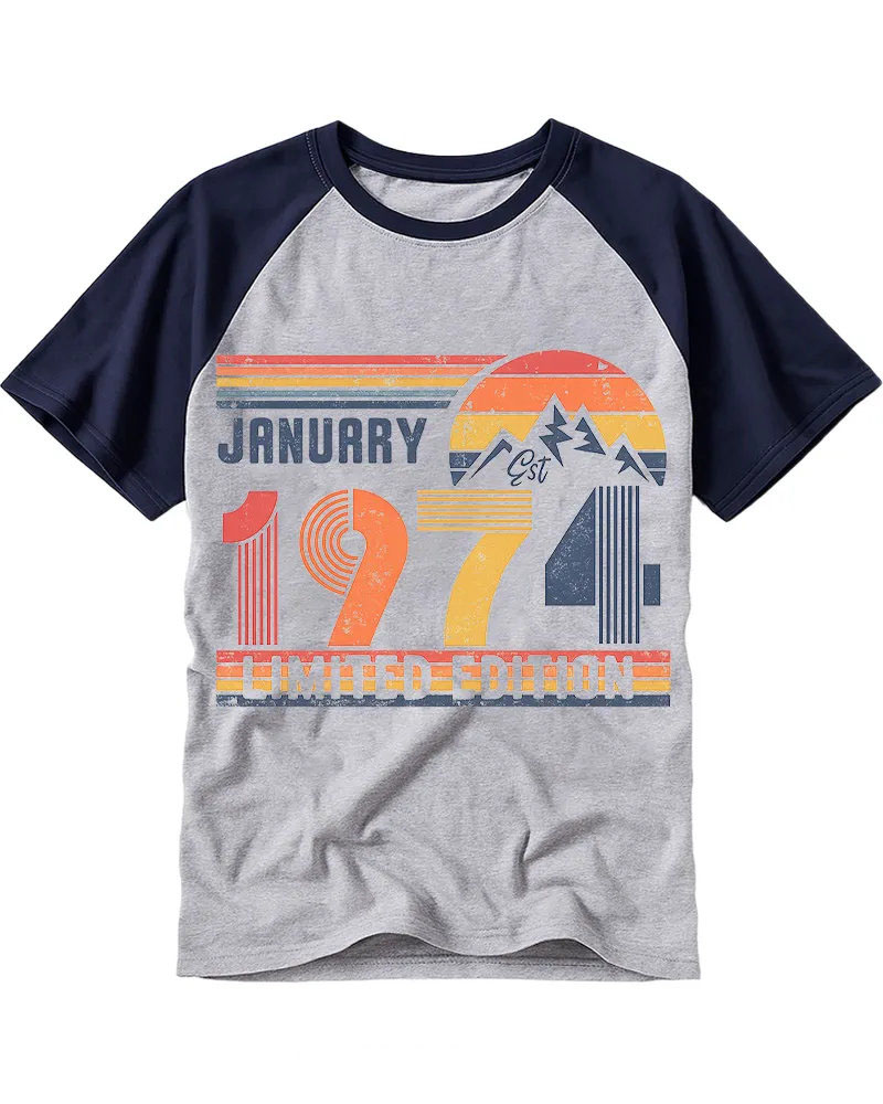 Vintage Gradient Hill Graphic Tee