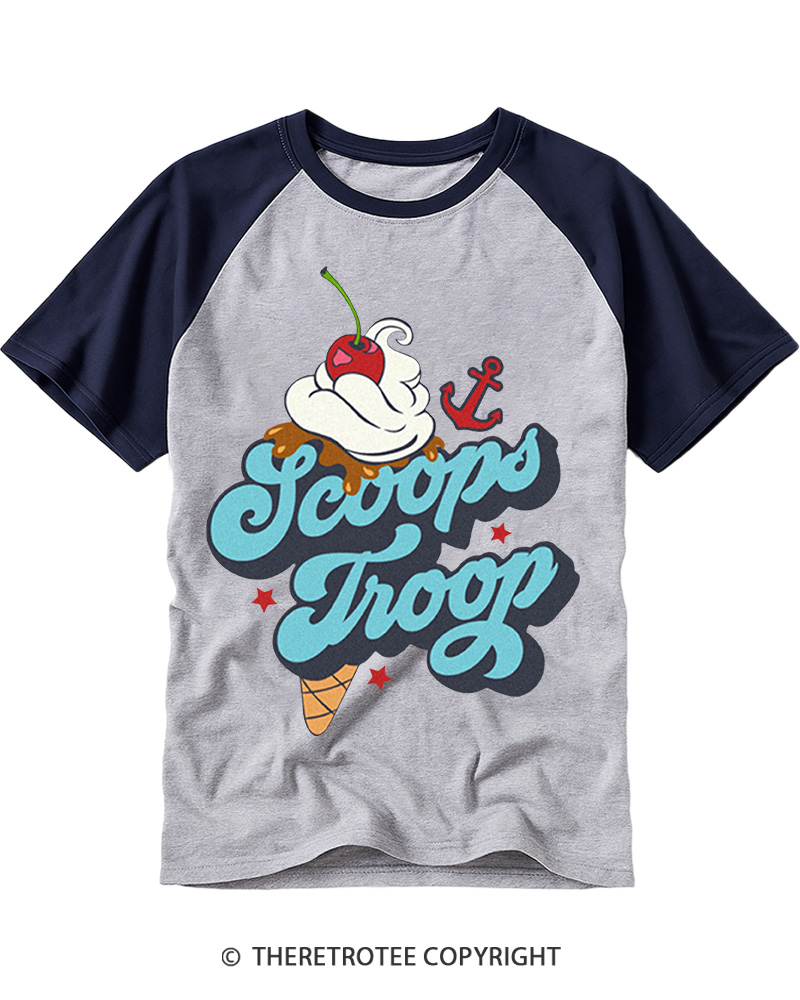 Cherry Coast Ice Cream 1980s Raglan Baseball T-Shirt image 4