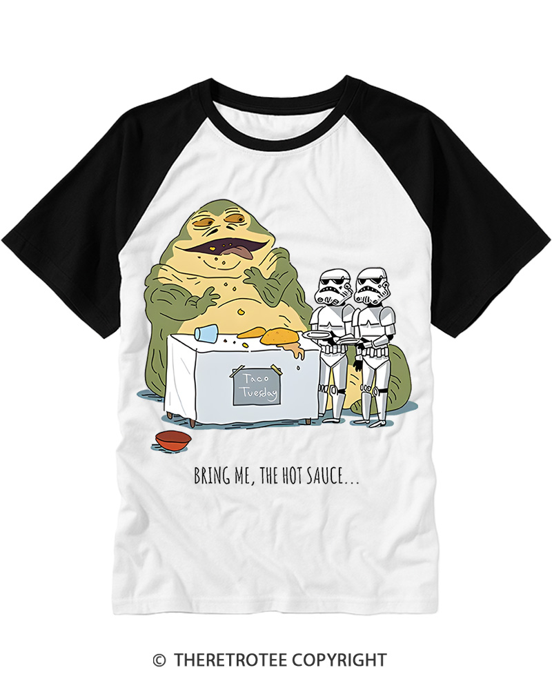 Hot Sauce 1980s Raglan Baseball T-Shirt image 3