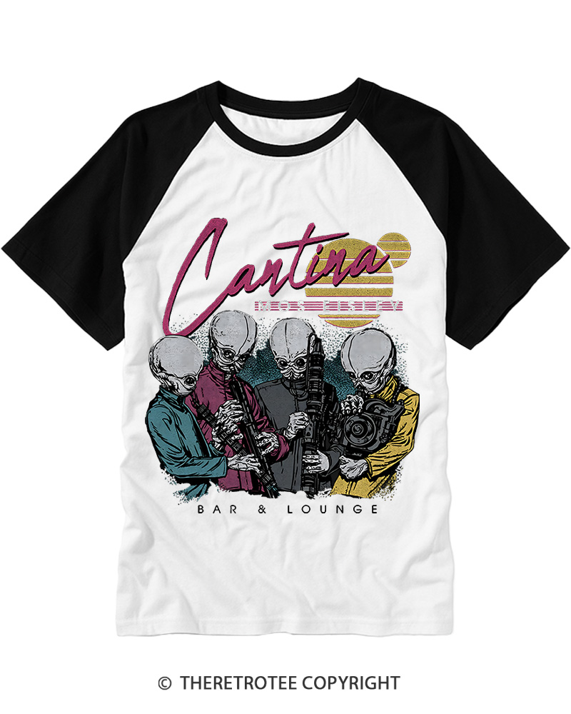 Mos Eisley Cantina 1980s Raglan Baseball T-Shirt image 1