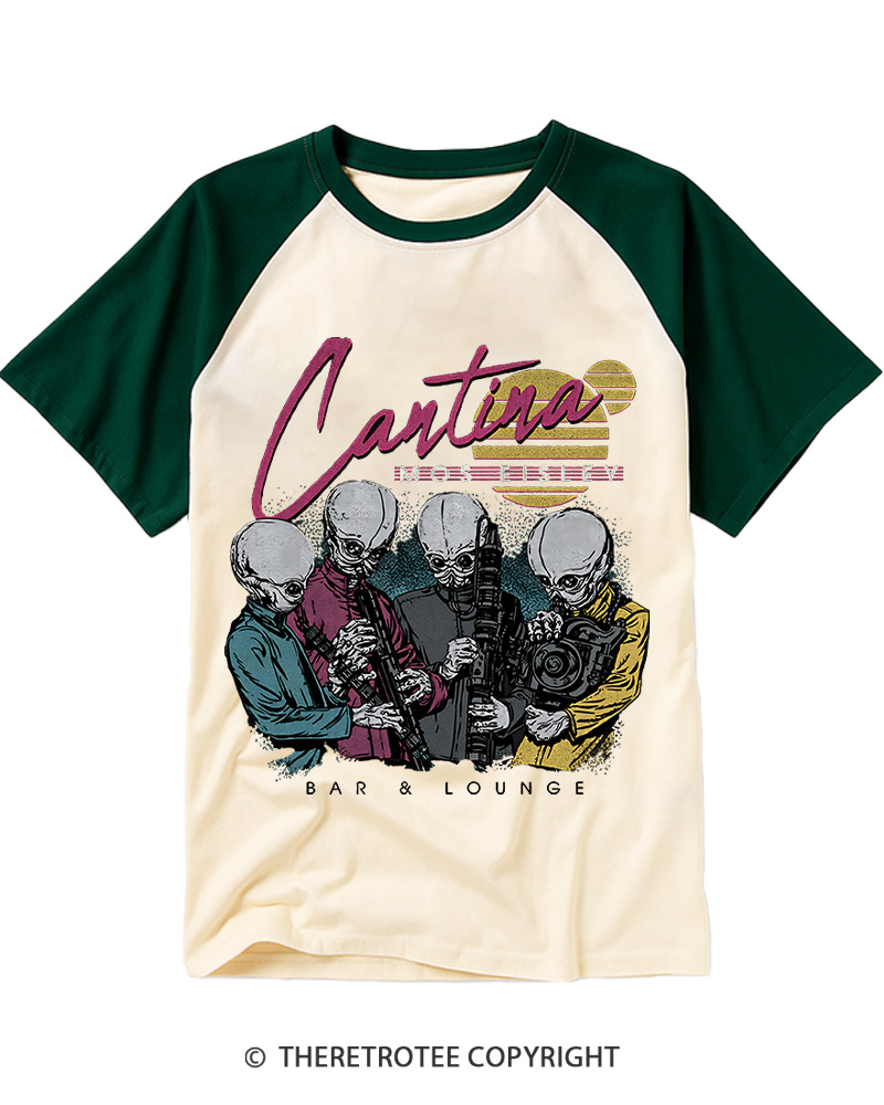 Mos Eisley Cantina 1980s Raglan Baseball T-Shirt image 2