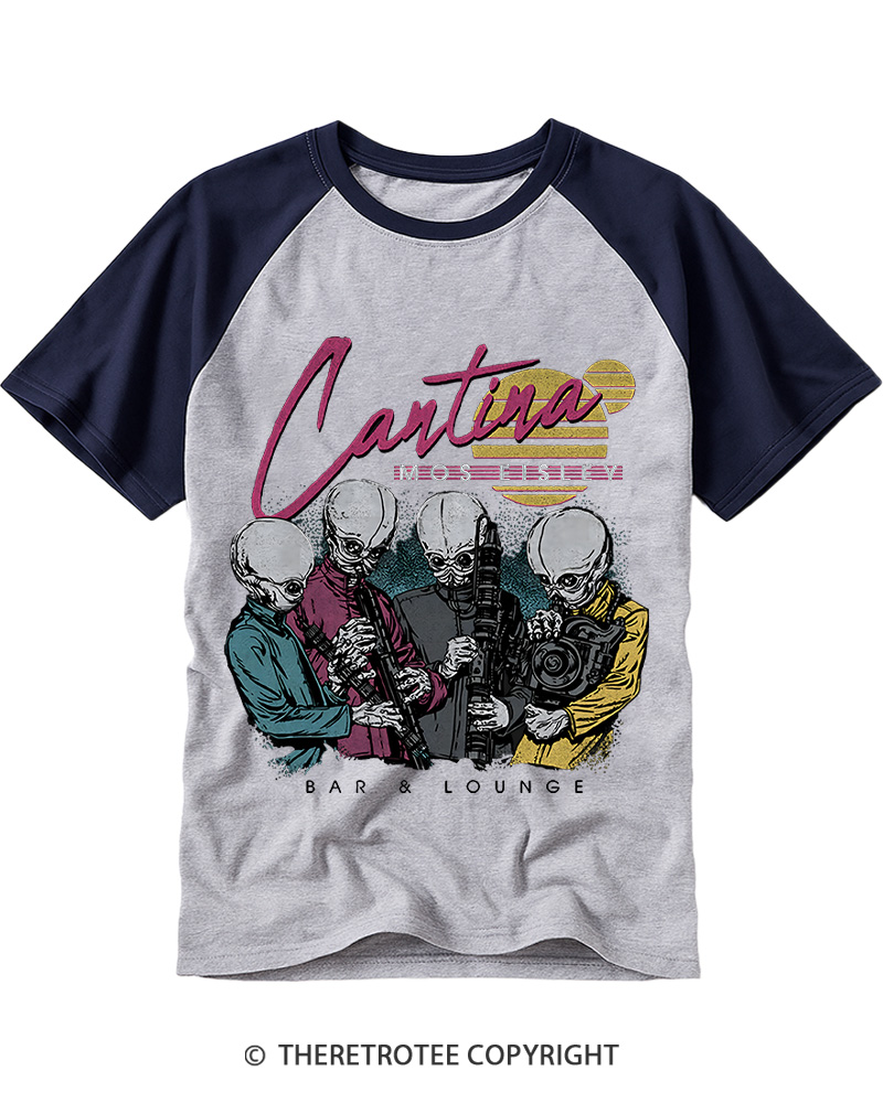 Mos Eisley Cantina 1980s Raglan Baseball T-Shirt image 4