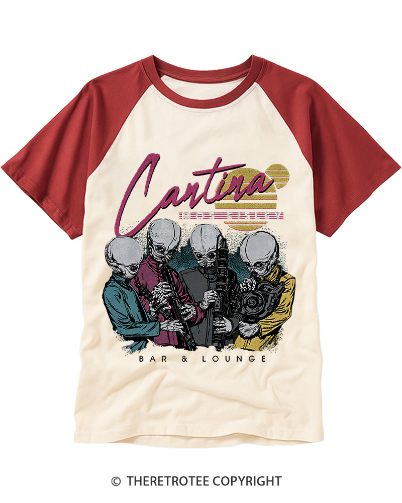 Mos Eisley Cantina 1980s Raglan Baseball T-Shirt image 3