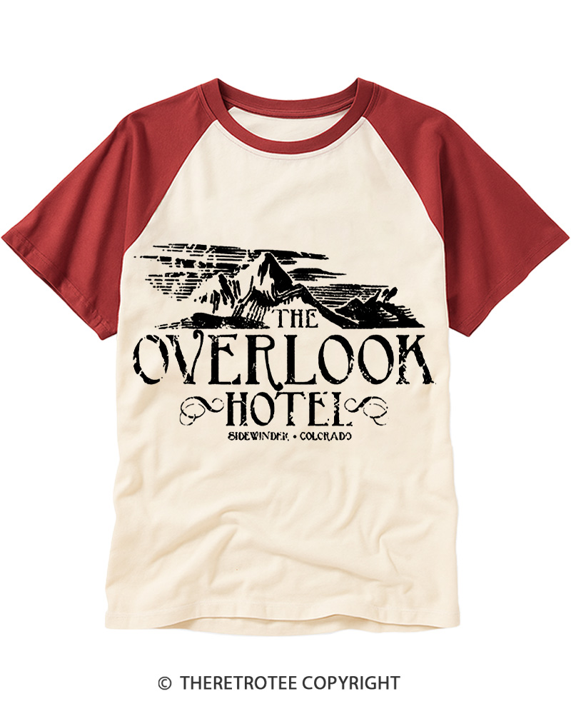The Overlook Hotel 1980s Raglan Baseball T-Shirt image 1