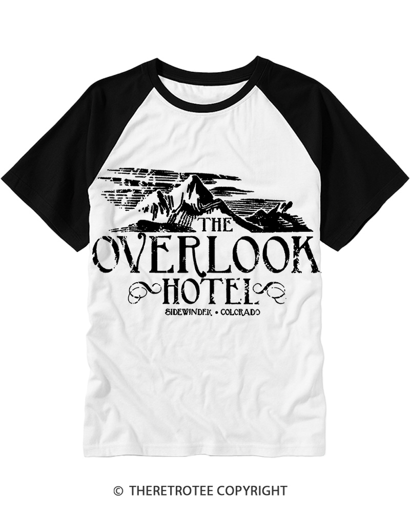 The Overlook Hotel 1980 Raglan Baseball T-Shirt image 2