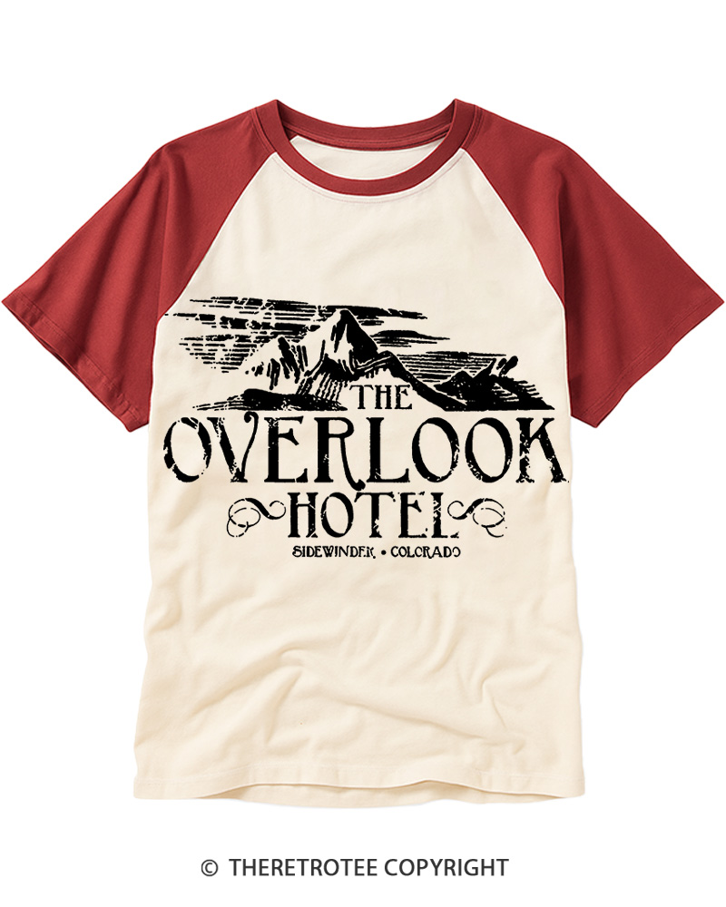 The Overlook Hotel 1980 Raglan Baseball T-Shirt image 3