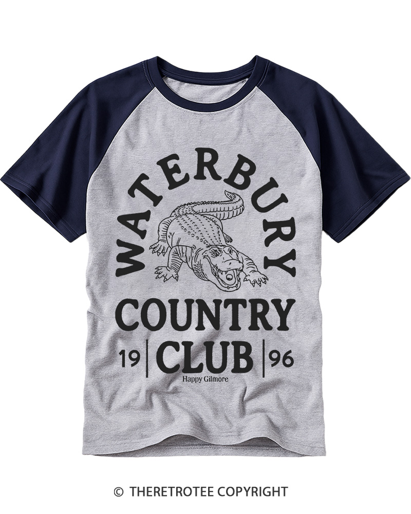 Waterbury Country Club 1996 Raglan Baseball T-Shirt image 4