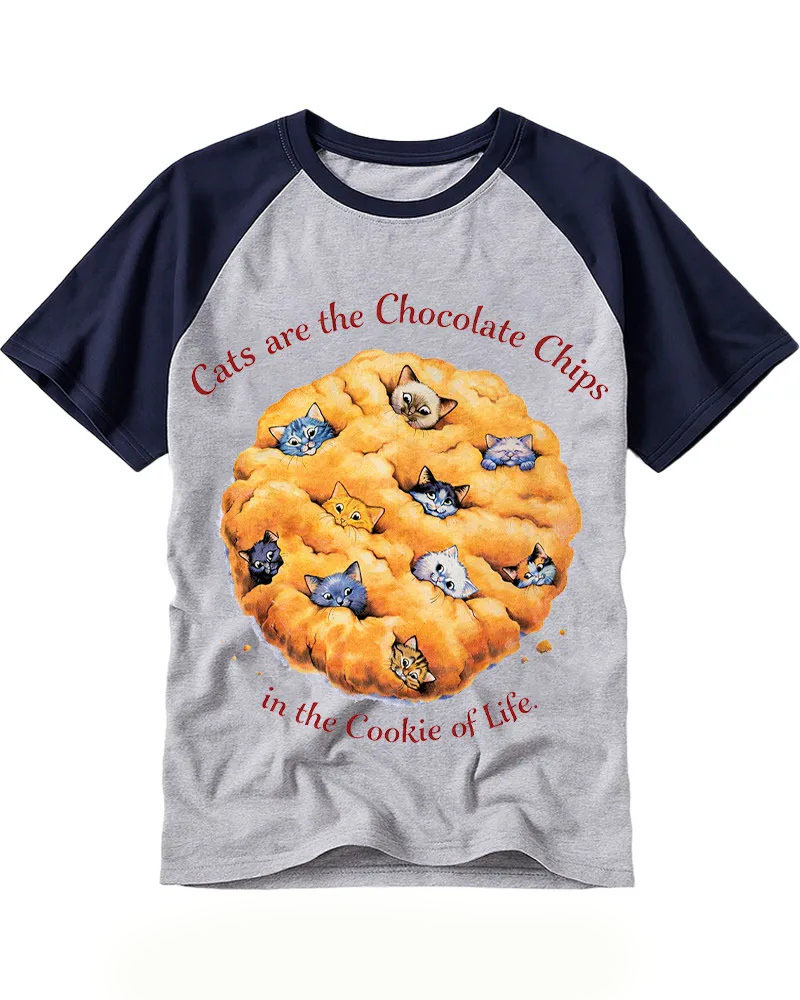 Vintage Cute Kitten Cookie Art Tee