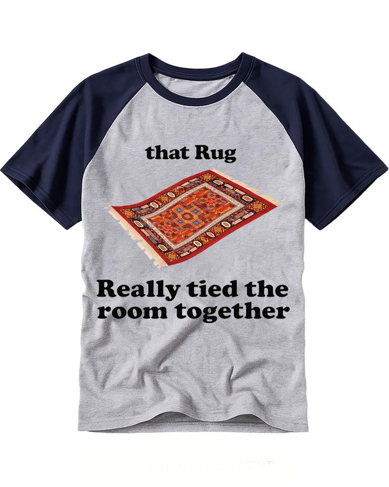 Vintage Persian Rug Graphic Raglan Tee