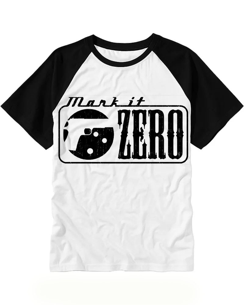Vintage Black Distressed Bowling Tee
