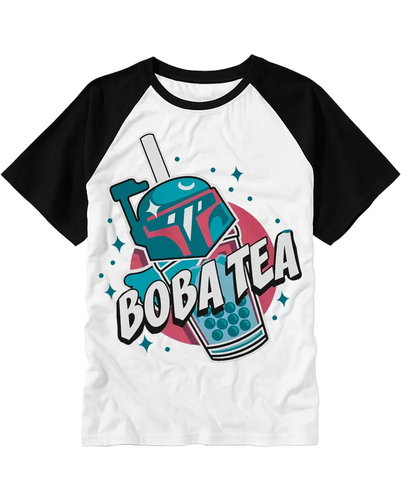Vintage Space Helmet Drink Cotton Raglan Tee