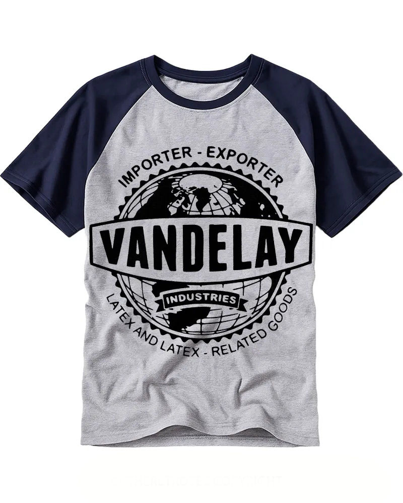 Retro Globe Logo Raglan Tee