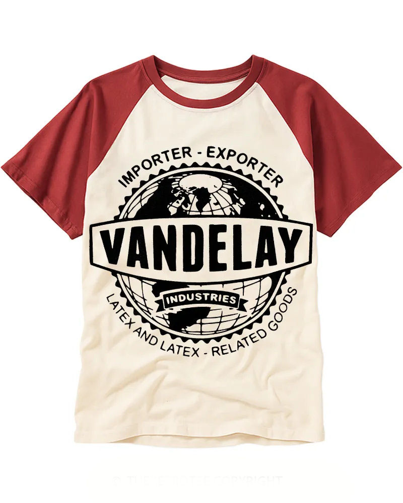 Retro Globe Logo Raglan Tee