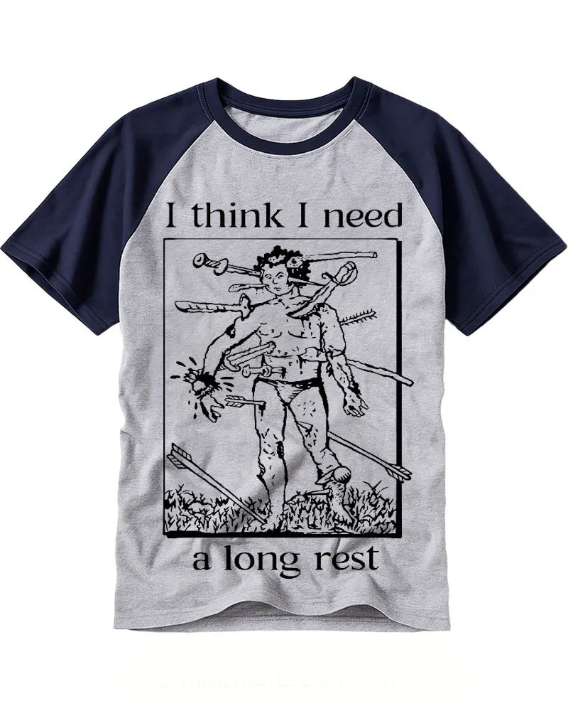 Retro Wounded Warrior Raglan Tee