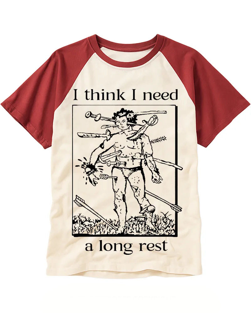 Retro Wounded Warrior Raglan Tee