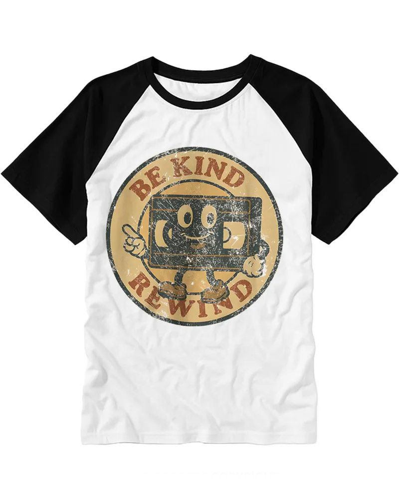 Retro Nostalgic Cassette Mascot Graphic Tee