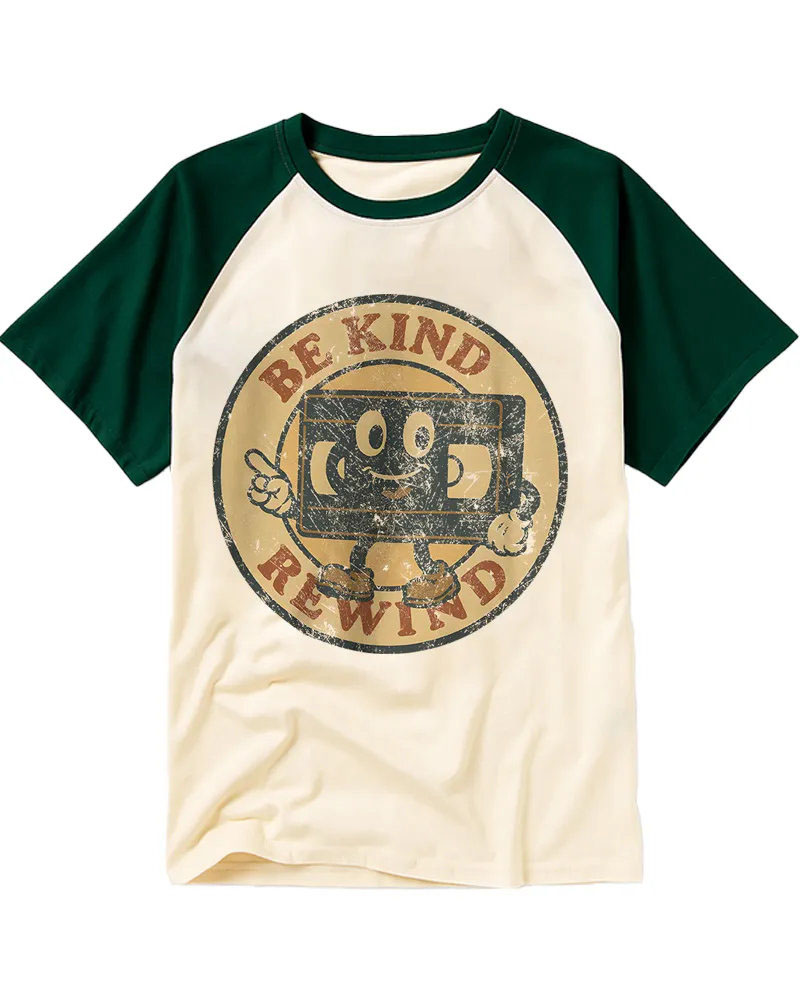 Retro Nostalgic Cassette Mascot Graphic Tee